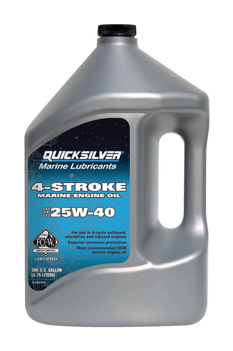 4-Stroke Marine Engine Oil 25W40, 3.78-L A7054