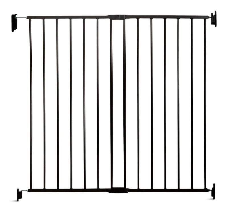 Top-of-Stairs Baby Gate, Black E1830