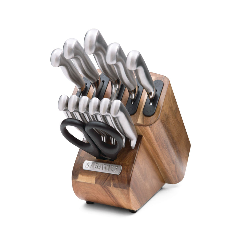 Stainless Steel Knife Block Set with Edgekeeper, 13-pc G3512