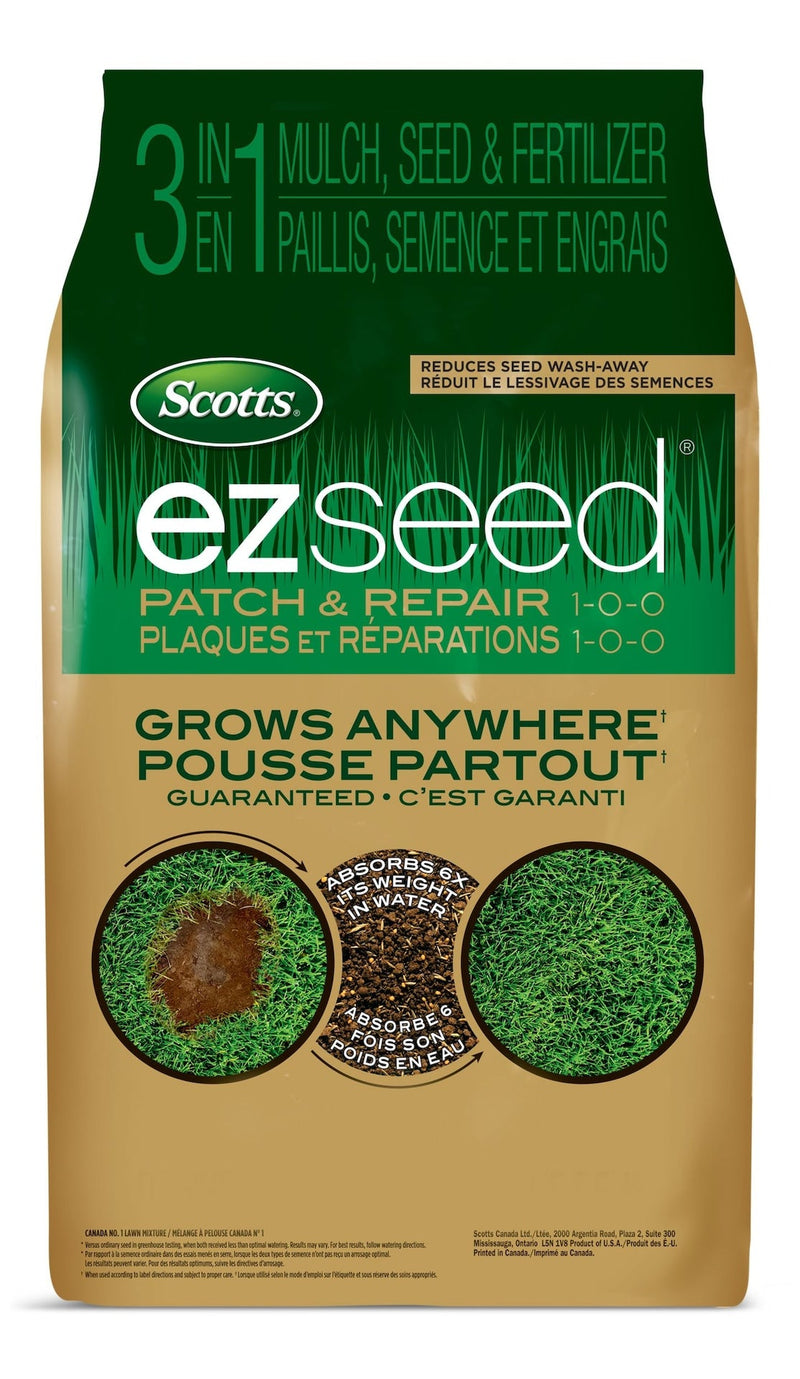 EZ Seed 3-in-1 Patch & Repair Grass Seed & Fertilizer Mix, 1-0-0, 4.5-kg G2414
