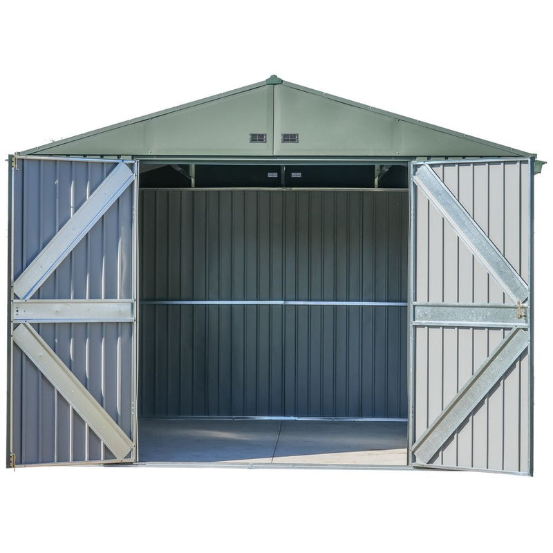 Lawn Care 10x12-ft Green Corrosion-Resistant Storage Shed T6986