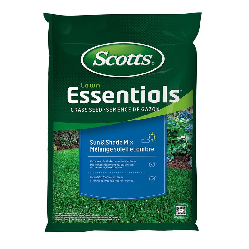 Lawn Essentials Sun & Shade Grass Seed Mix, Weed-Free, 5-kg V3237