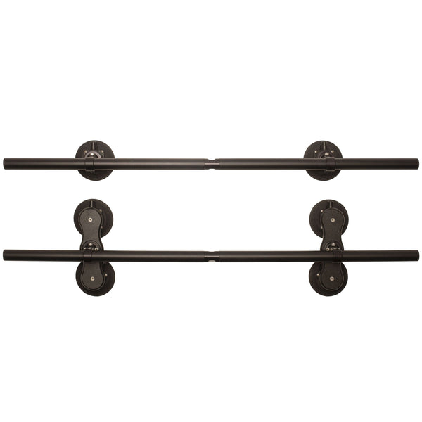 Monkey Bars Aluminum Roof Cross-Bar System, Powder Coated Black, 60-in O2289