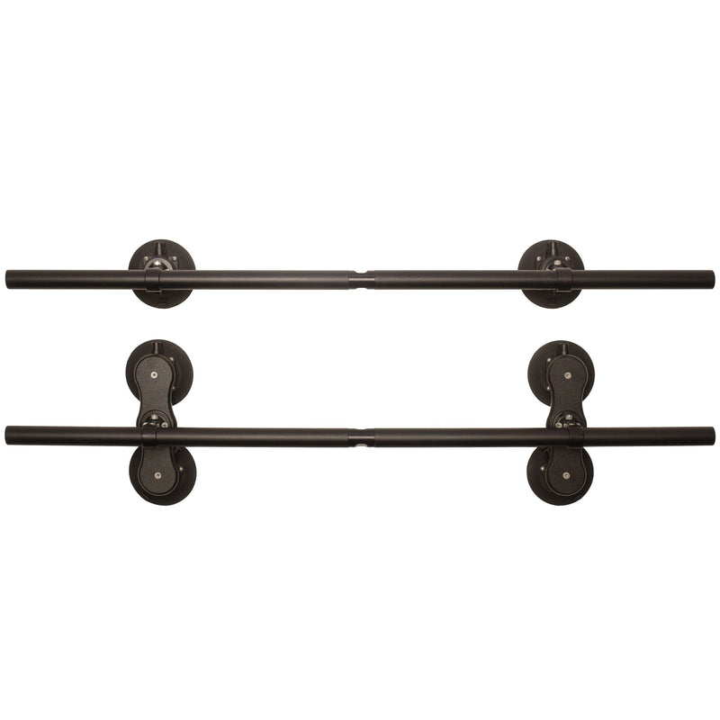 Monkey Bars Aluminum Roof Cross-Bar System, Powder Coated Black, 60-in O2289