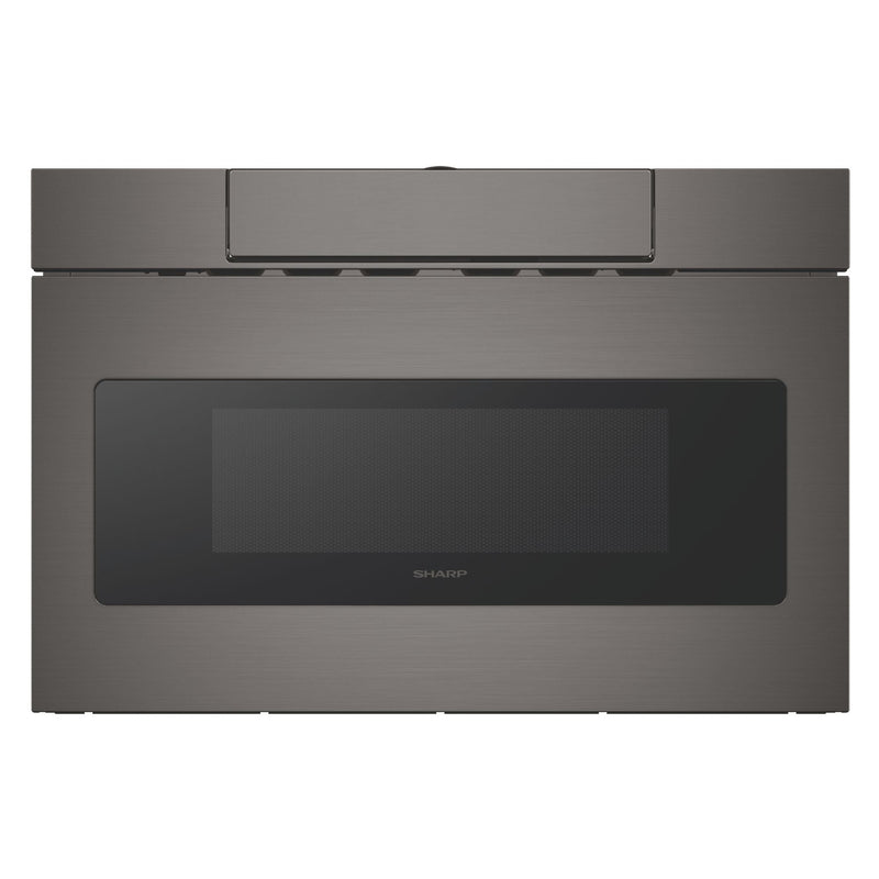 Black Stainless Steel Microwave Drawer Oven, 24-in A1397