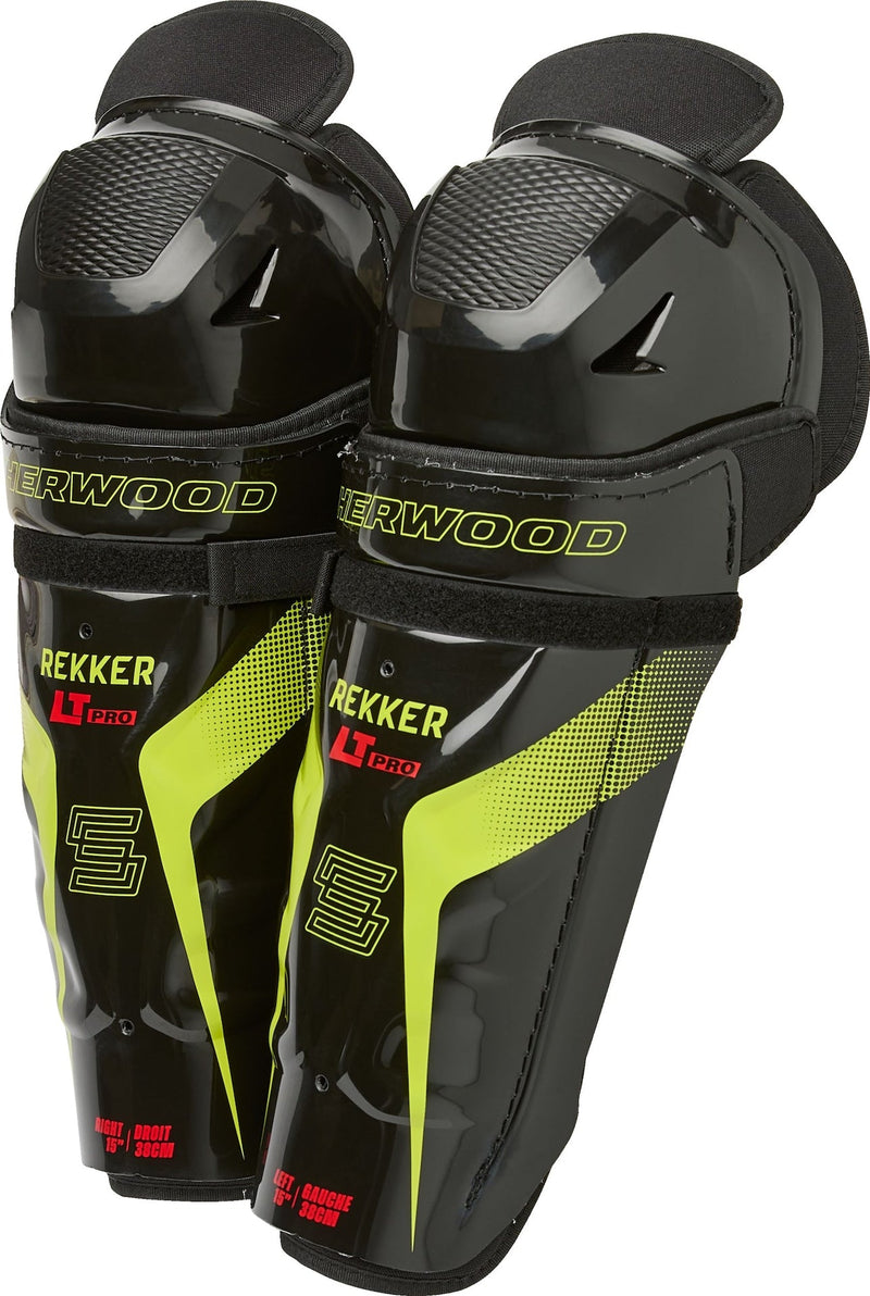 Rekker LT Pro Hockey Shin Guards, Senior, Assorted Sizes O6705