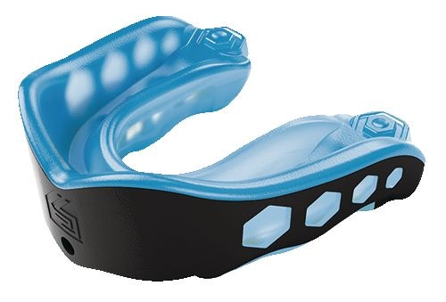Gel Max Convertible Mouthguard, Blue/Black, Assorted Sizes L0250