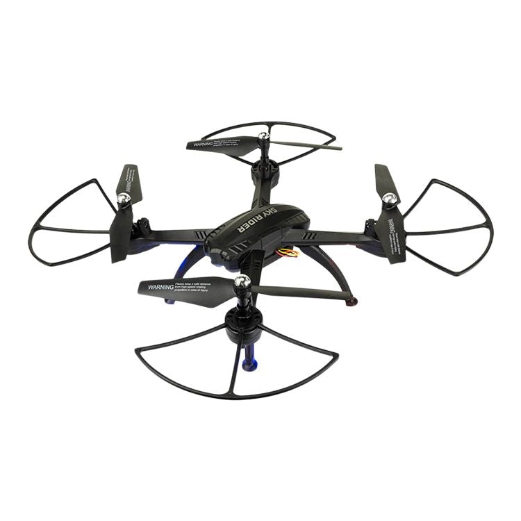 Sky Rider X-11 Stratosphere Quadcopter Drone with Wi-Fi Camera, Black I7273