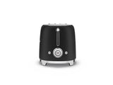 50's Retro Style Wide Slot Pop Up Electric Toaster with 6 Settings, 2-Slices, Matte Black