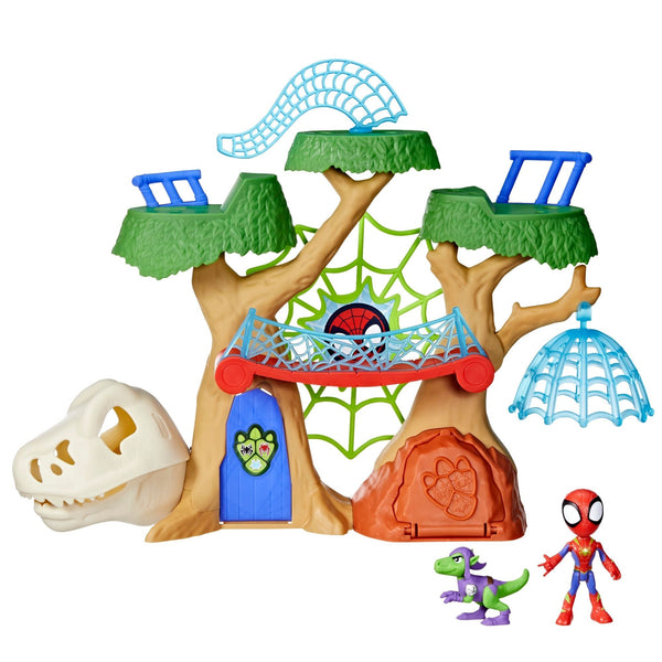 His Amazing Friends Dino-Webs Treehouse Playset with Toys, Ages 3+ Q4108