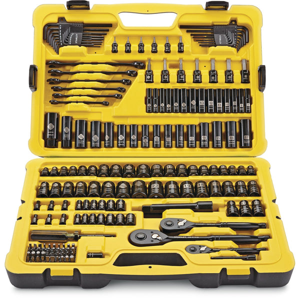 Professional Grade Black Chrome Socket Set, 183-pc, SAE/Metric U6939