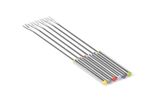 Stainless Steel Fondue Fork Set, Dishwasher Safe, One Size, 6-pc Q1715