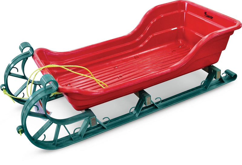 Snow Cutter Baby & Toddler Lightweight Vintage Style Sleigh/Sled with Tow Rope D5826