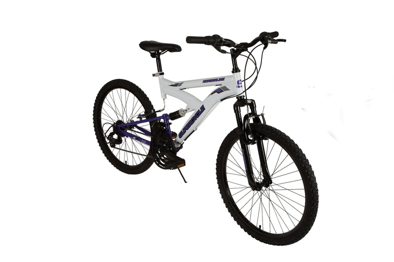 Adrenaline Youth DS Mountain Bike 24-in, White U7697