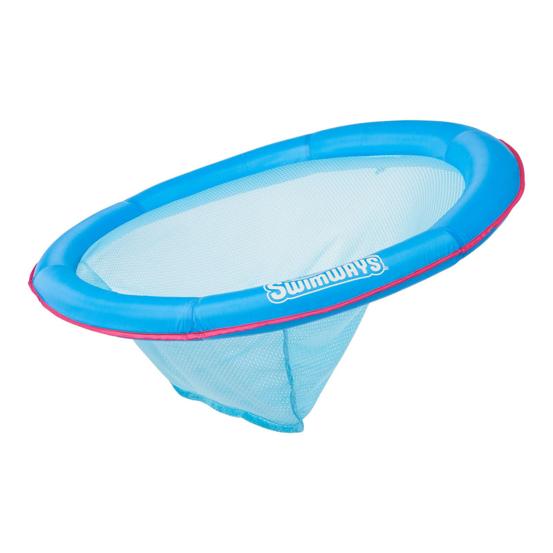 Spring Float Papasan Round Pool Lounger, Blue K3517