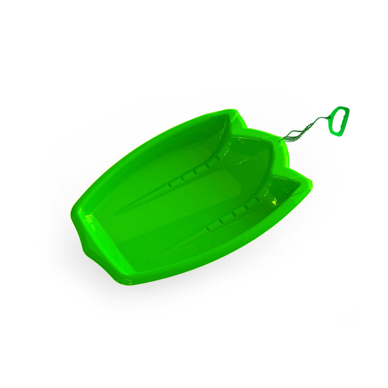 T-Rex Dinosaur Paw Kids' 1-Person Plastic Winter Snow Sled/Toboggan with Tow Rope A8879