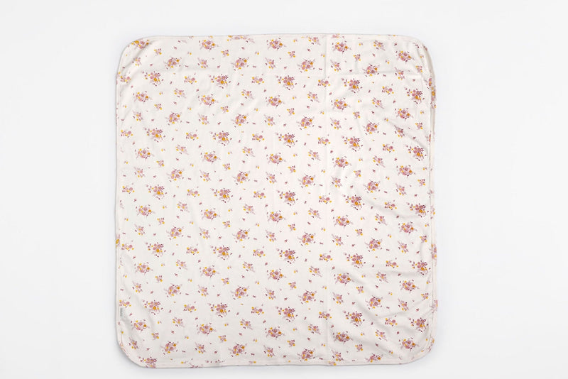 Flower Print Premium Organic Cotton Blanket W8976