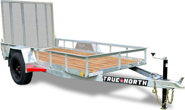 60-in x 10-ft Galvanized Utility Trailer E7126