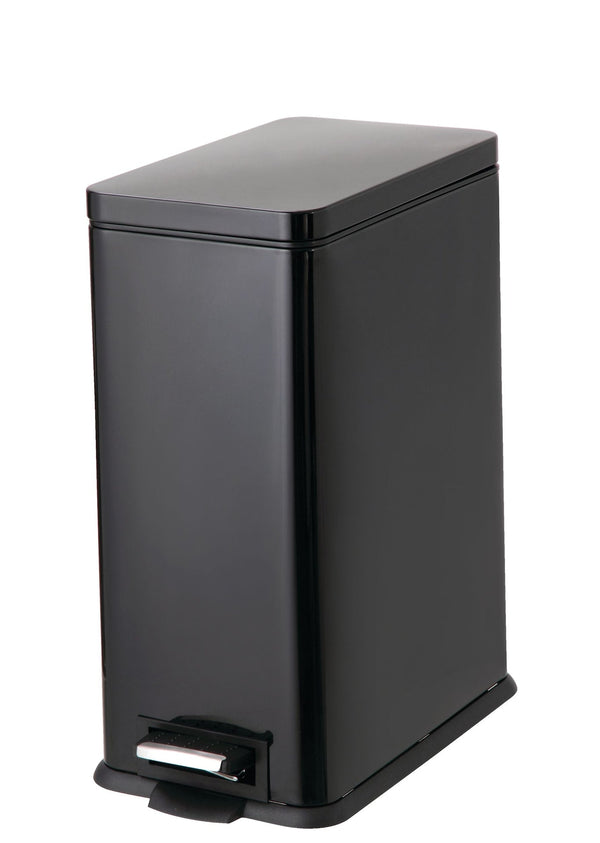 Steel Rectangular Step Garbage Can, Assorted Colours, 30-L N7400
