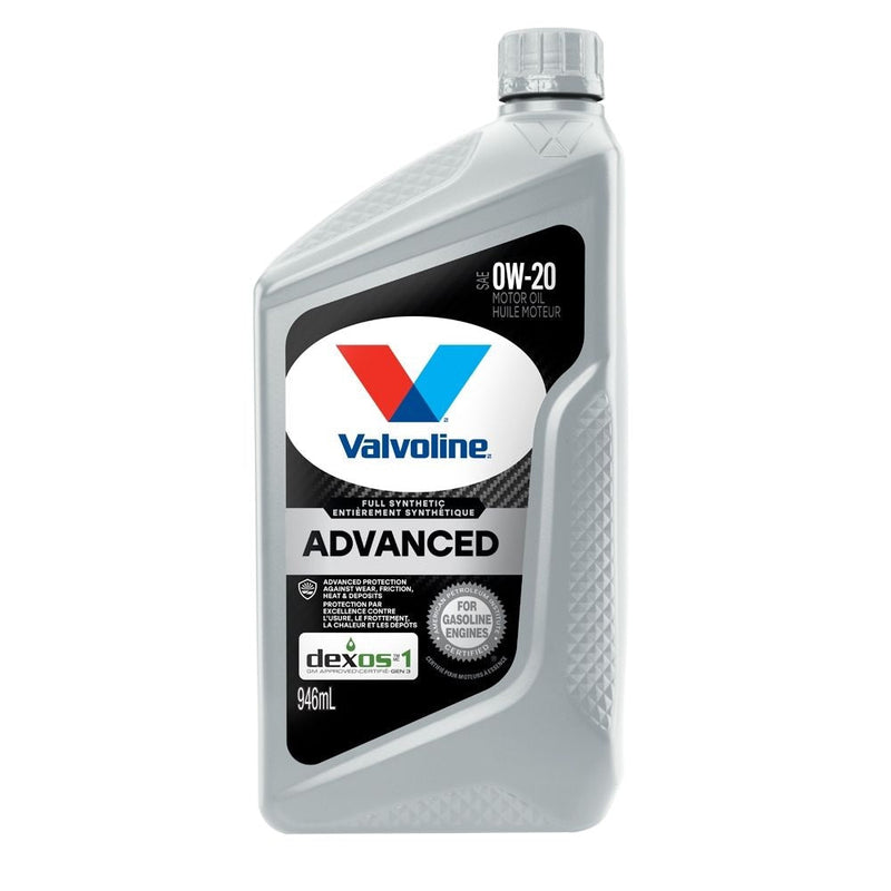 0W20 Advanced Synthetic Engine/Motor Oil, 946-mL E9094