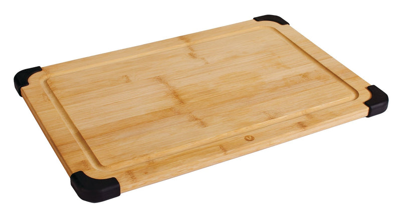 Bamboo Cutting Board, Non-Slip, 12-in x 18-in A0727