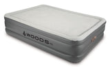 Tritech Memory Foam Double-High Queen Air Mattress with Built-In 120V Pump