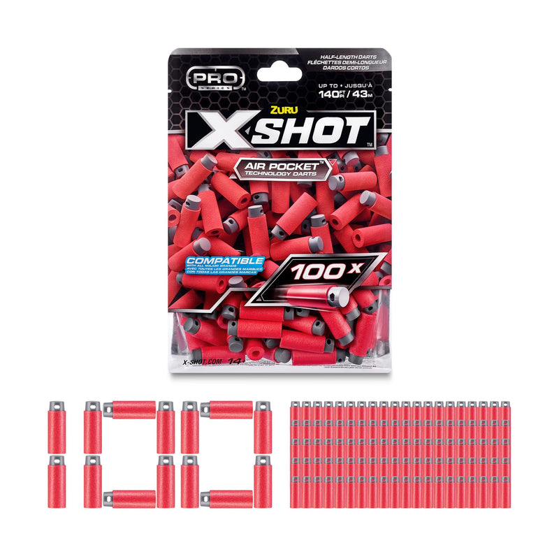 Half-Length Darts Refills Foil Bag, 100-pk, Ages 8+ Z9031